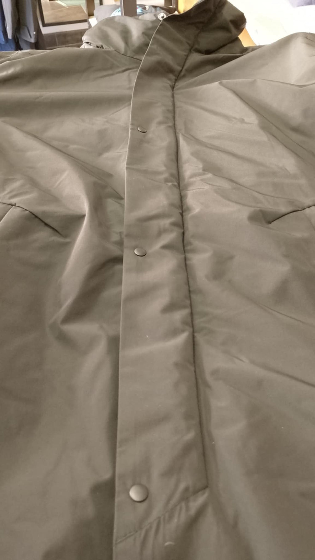 giubbotto Lutha tecnico con zip e bottoni nero