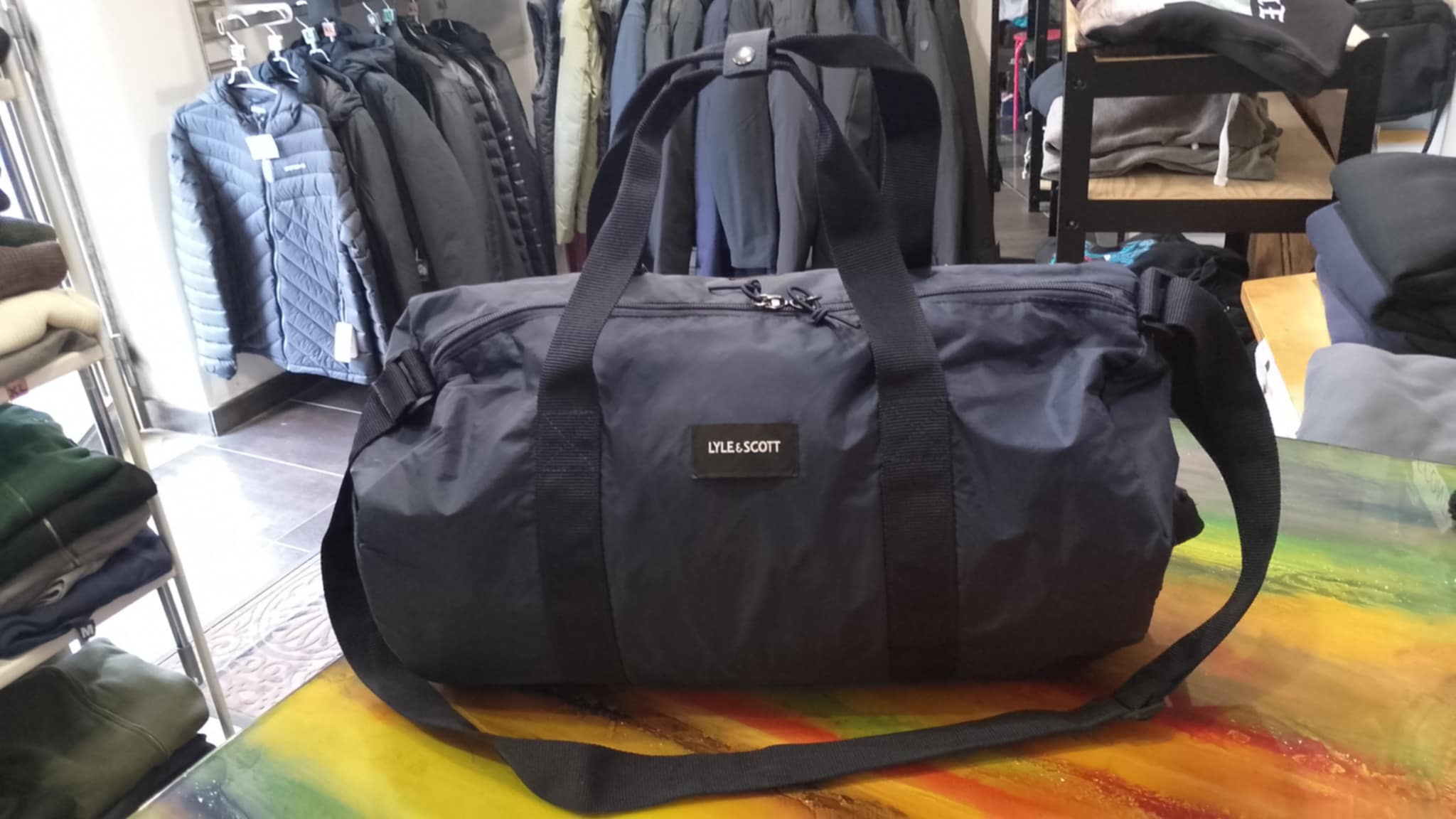 LYLE & SCOTT borsa palestra navy