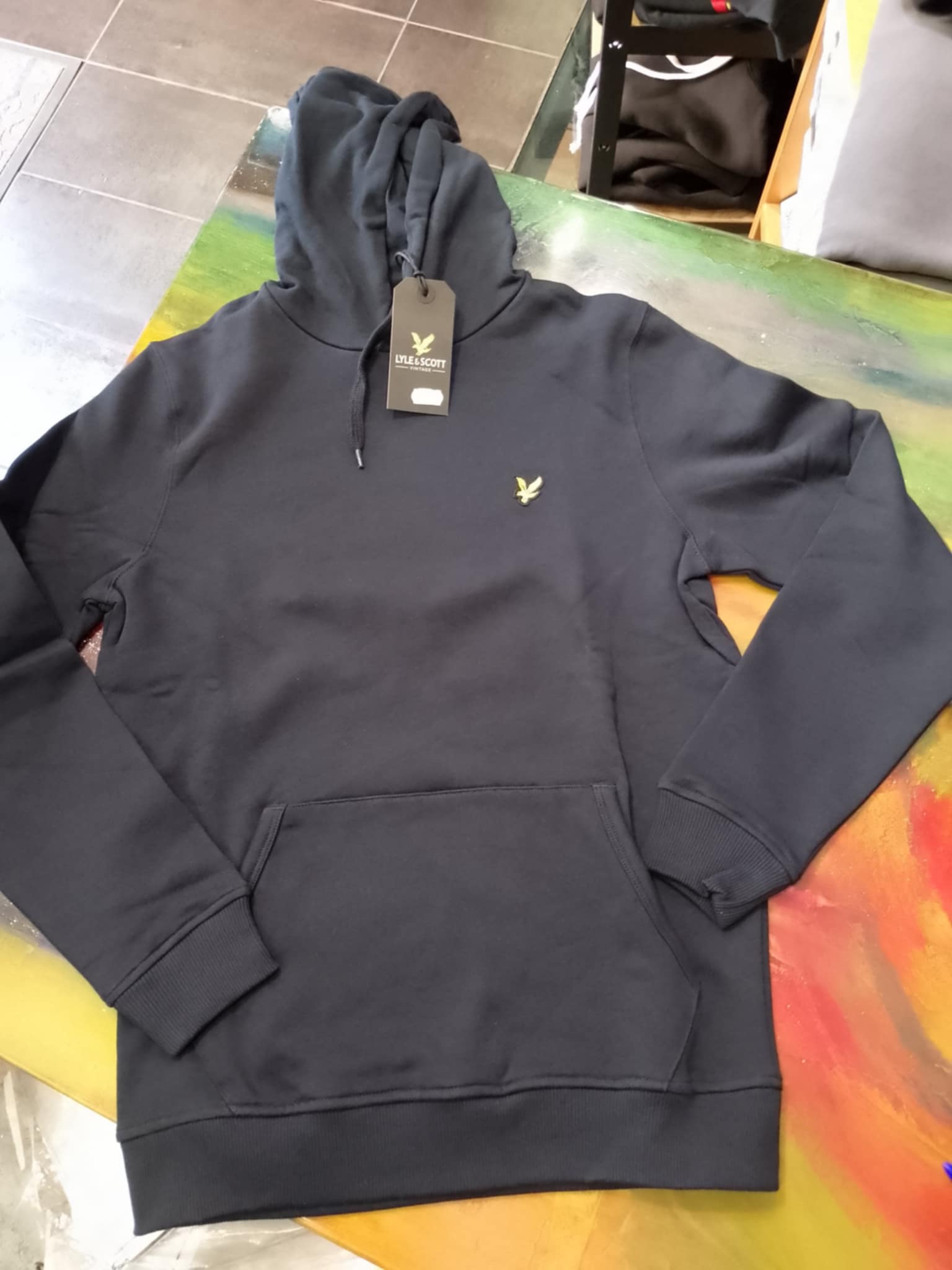 FELPA CAPP LYLE&SCOTT DARK NAVY