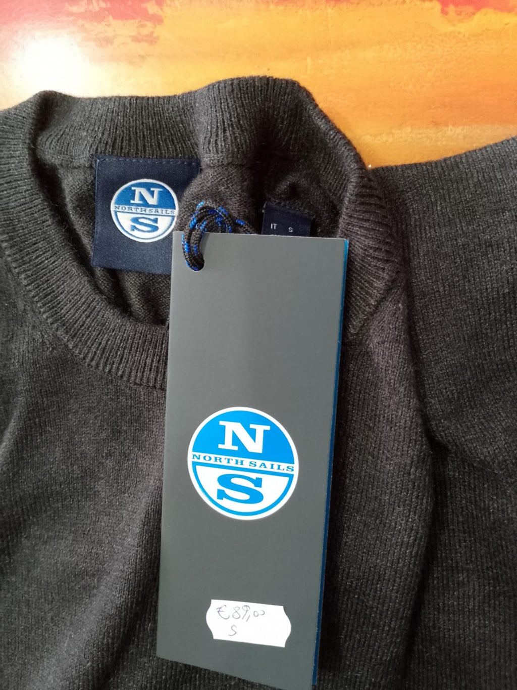 MAGLIONE NORTH SAILS DK GREY