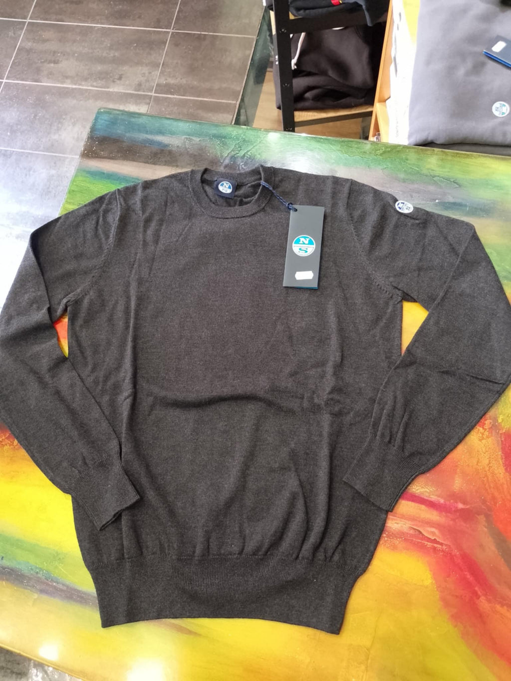 MAGLIONE NORTH SAILS DK GREY