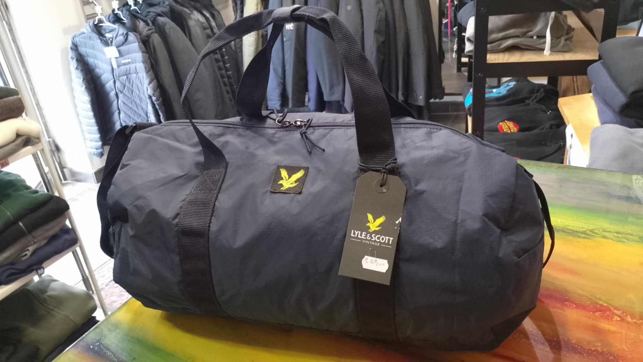 LYLE & SCOTT borsa palestra navy