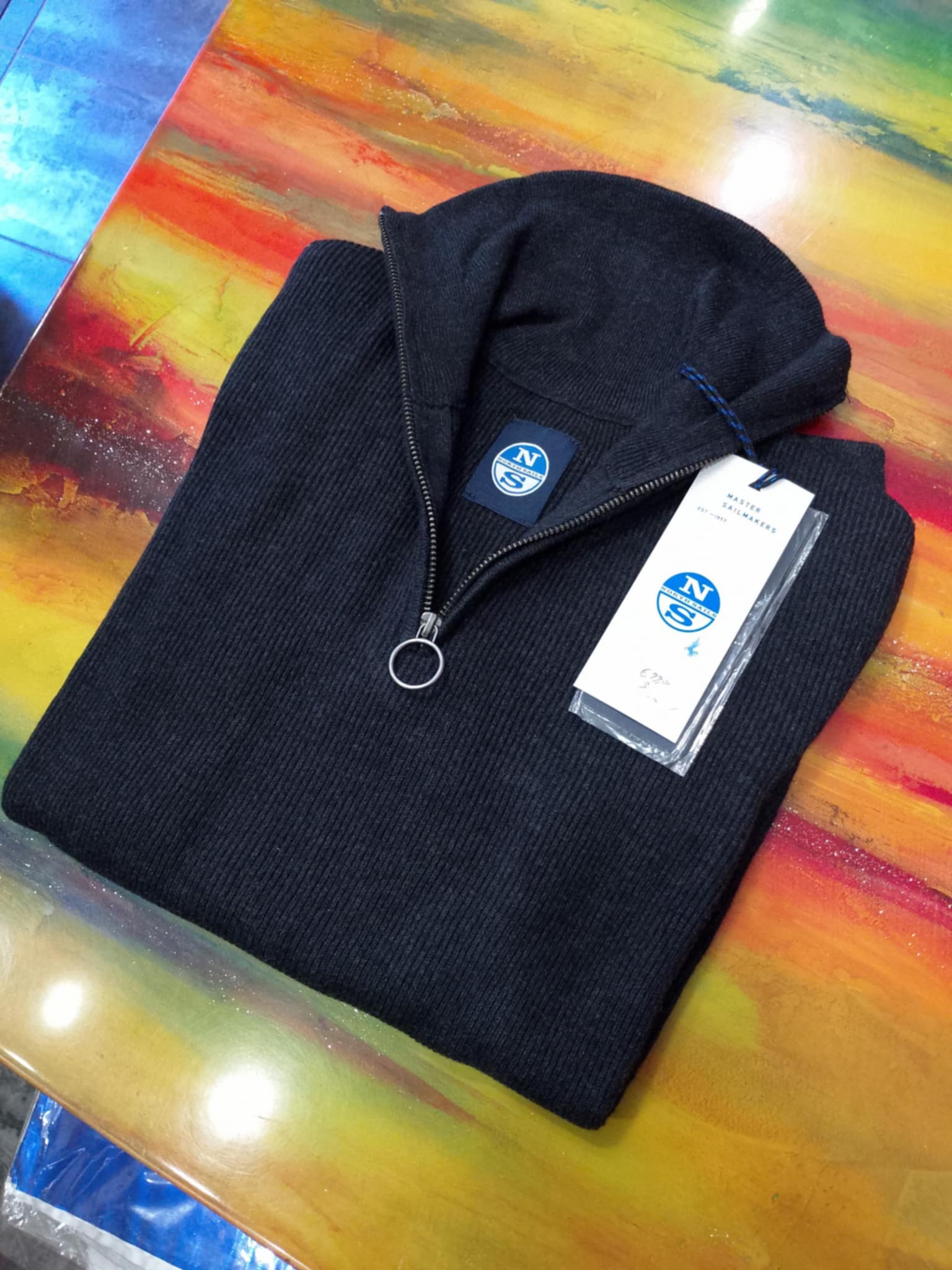 MAGLIONE NORTH SAILS 1/4 ZIP  dk grey