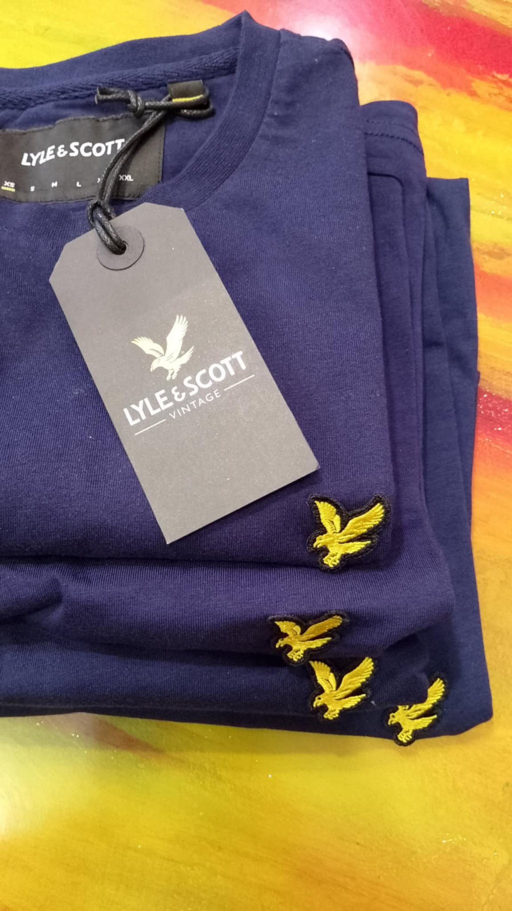 TSHIRT LYLE&SCOTT NAVY