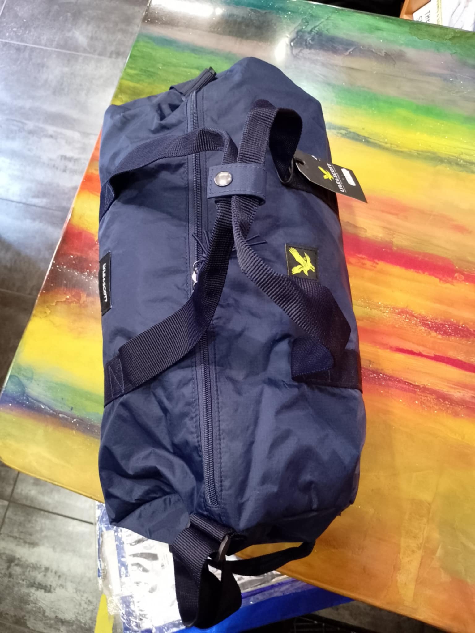 LYLE & SCOTT borsa palestra navy