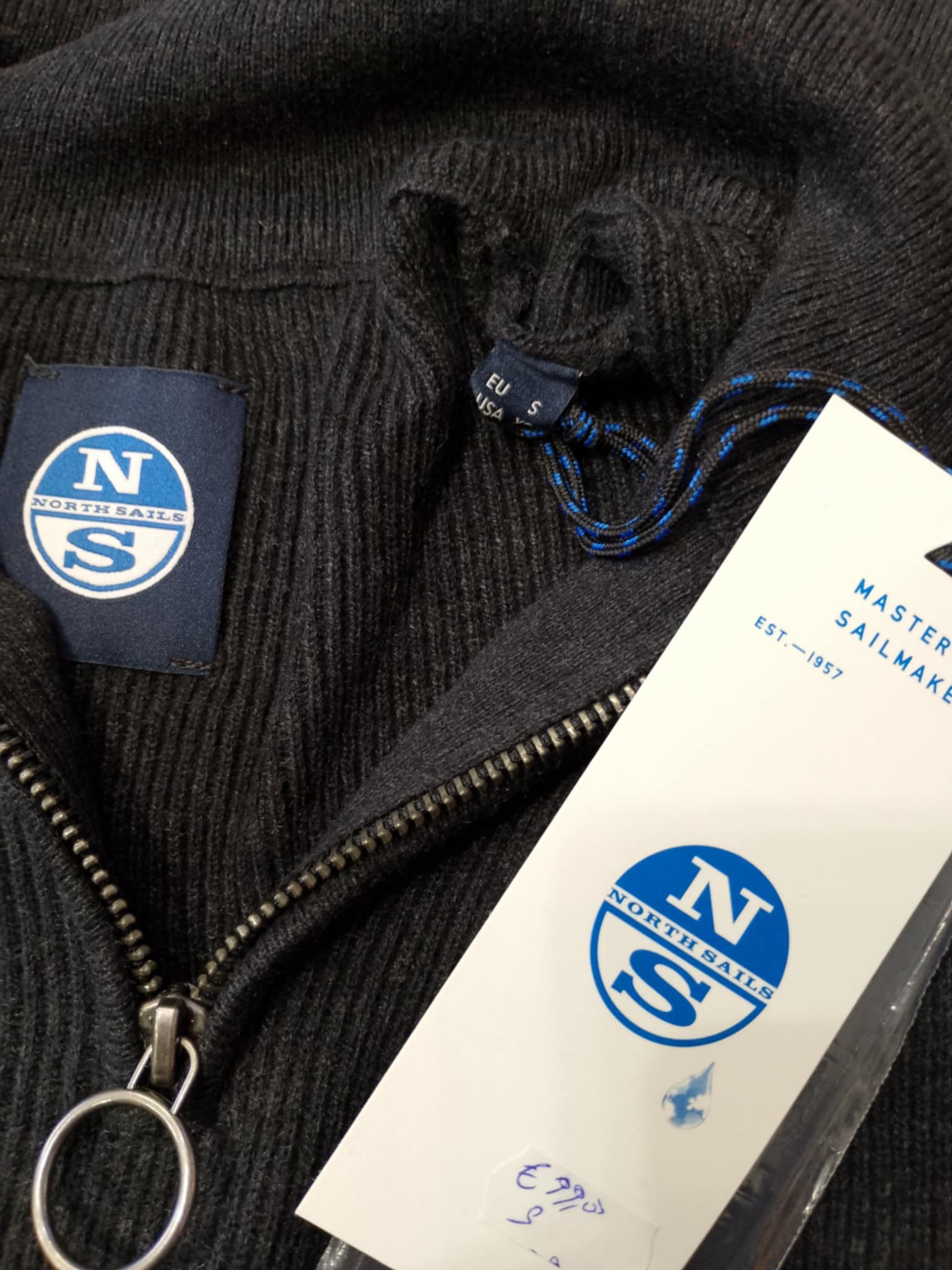 MAGLIONE NORTH SAILS 1/4 ZIP  dk grey