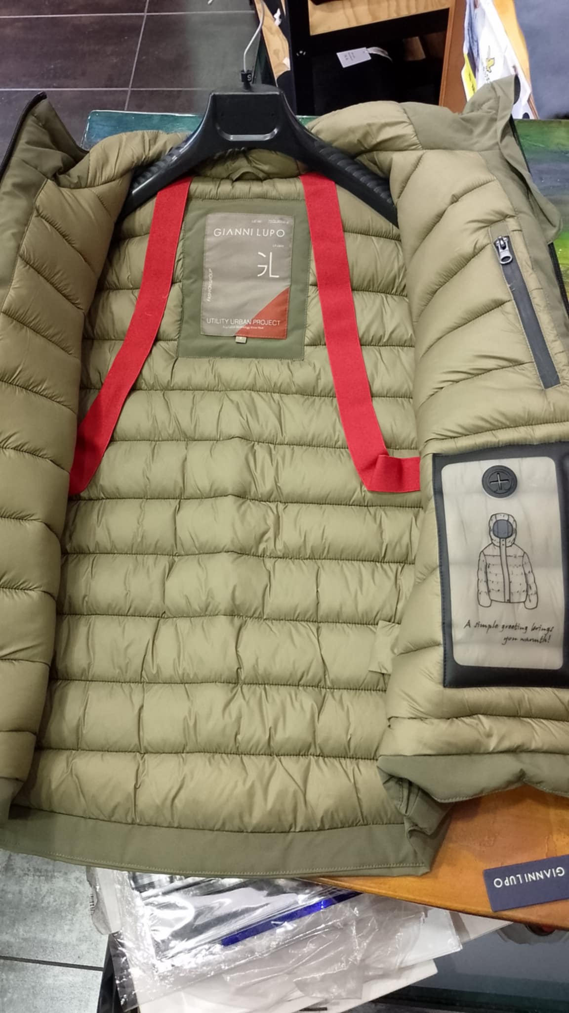 GIUBBOTTO GIANNI LUPO  VERDE