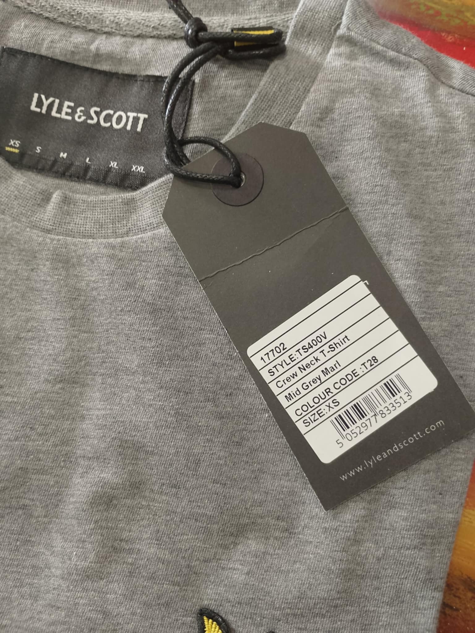 TSHIRT LYLE&SCOTT MID GREY