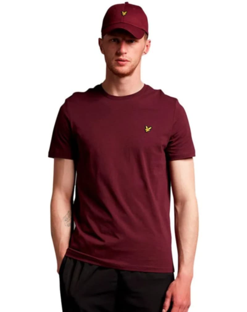 TSHIRT LYLE&SCOTT bordò